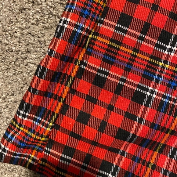 Plaid wide leg slacks - Picture 4 of 5